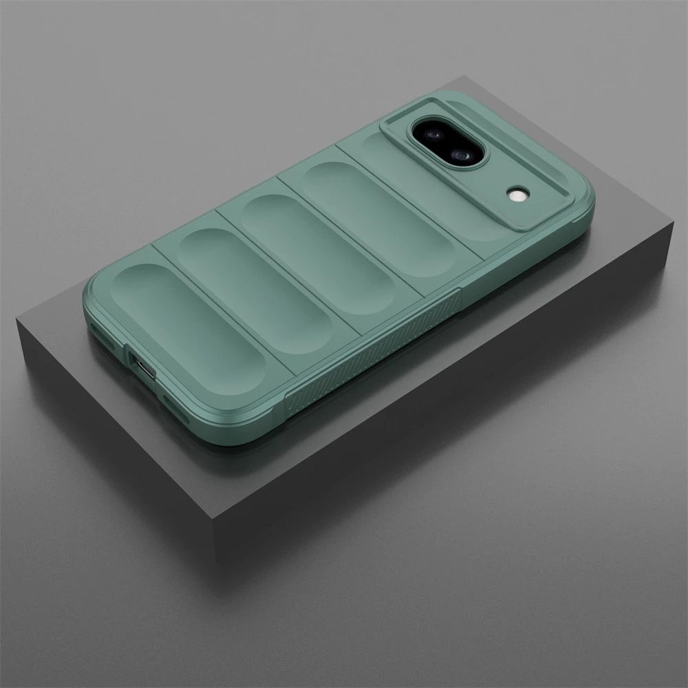 TMG-85.jpg Liquid Silicone Soft Shockproof Case for Google Pixel – Green - Image 1